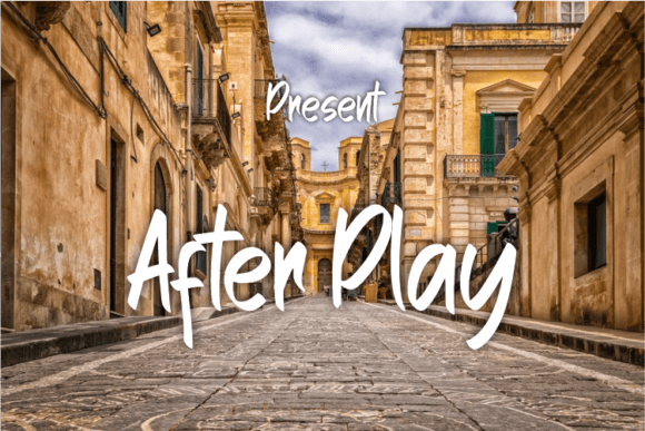 After Play: A Versatile Script Handwritten Font for Designers