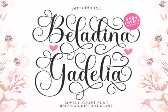 Beladina Gadelia Font for Web Design