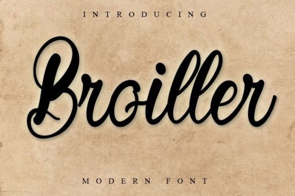Broiller: A Fresh Font for Business Branding