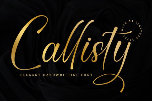 Callisty: A Handwritten Font for Modern Editorial Design