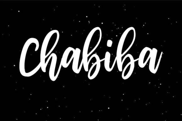 Chabiba: A Sweet Handwritten Font for Business Branding