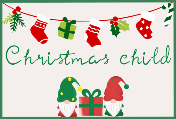 Christmas Child Font: A Quirky Touch for Your Brand