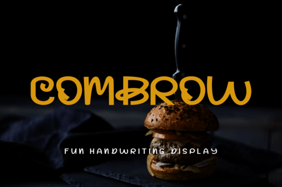Combrow Font for Creative Campaigns