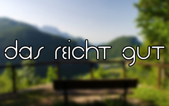 Das Reicht Gut: A Beautiful Font for Web Design Projects