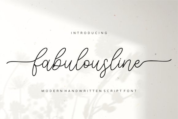 Fabulousline: A Font for Bold Branding