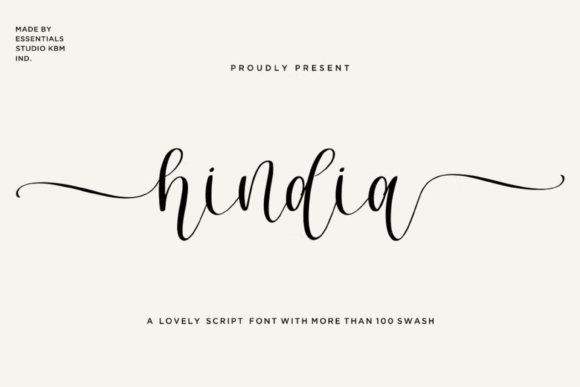 Hindia: A Handwritten Font for Editorial Design