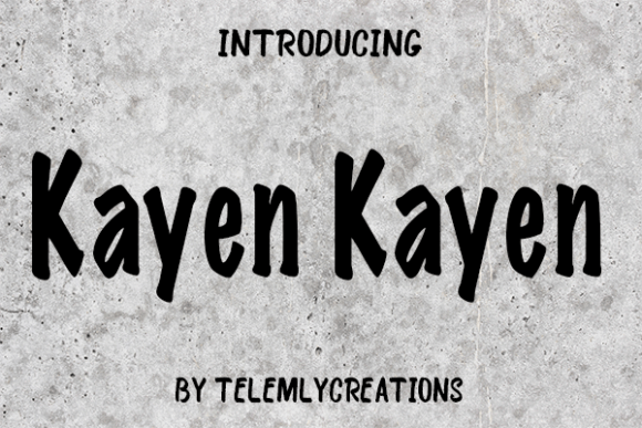 Kayen Kayen Font for Business Branding
