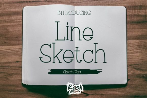 Line Sketch Font Review: A Handwritten Typeface That Adds Charm to Design Projects