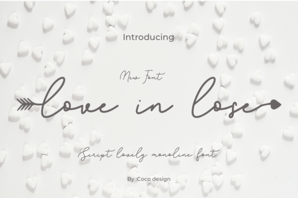 Love in Lose: A Handwritten Font for Charming Creations