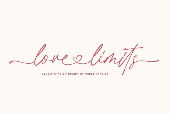 Love Limits Font for Branding and Design Projects