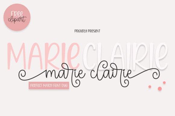 Marie Clairie Font: A Chic Script for Editorial Design