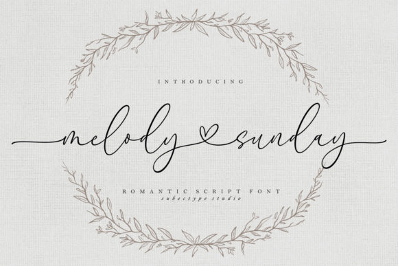 Melody Sunday: A Chic Calligraphy Font for Crafters and Makers