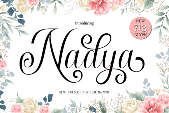 Nadya Font: A Handwritten Typeface for Business Elegance