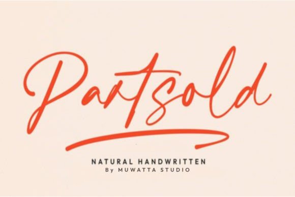 Partsold Font for Creative Design