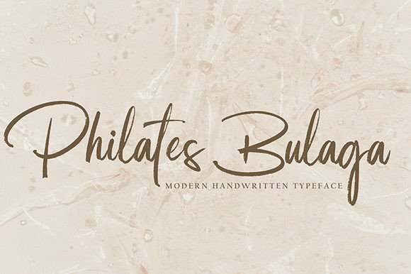 Philates Bulaga Font Review: A Handwritten Script for Elegant Branding