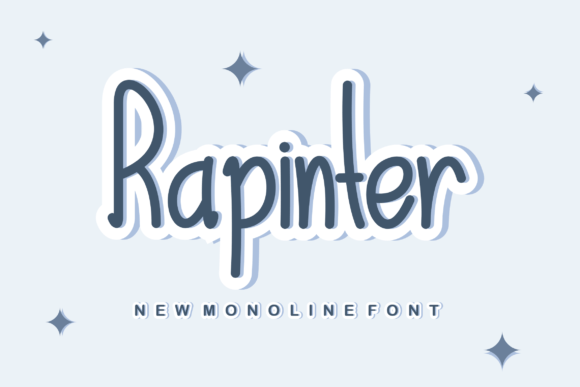 Rapinter: A Handwritten Typeface for Modern Editorial Design