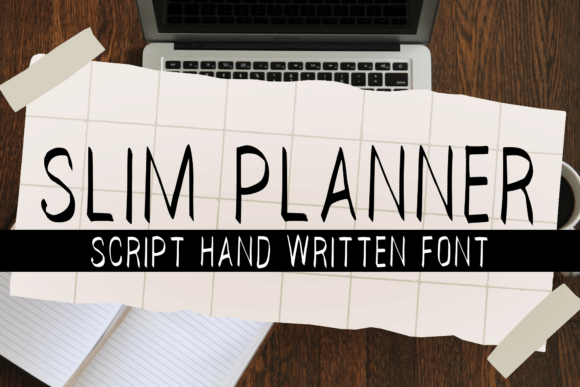 Slim Planner Font for a Polished Business Look