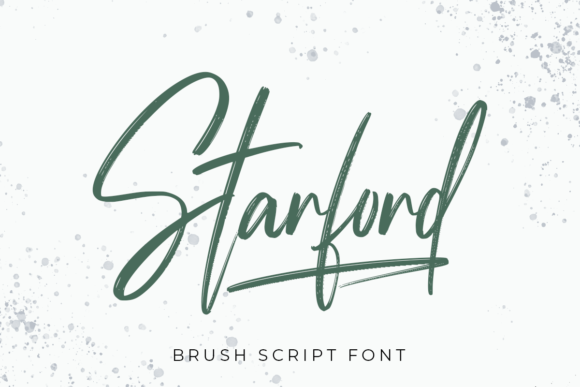 Starford Handwriting Brush Font for Creative Makers