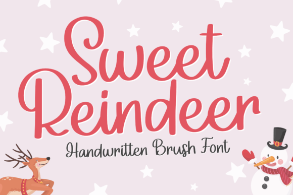 Sweet Reindeer Font for Cozy and Creative Web Designs