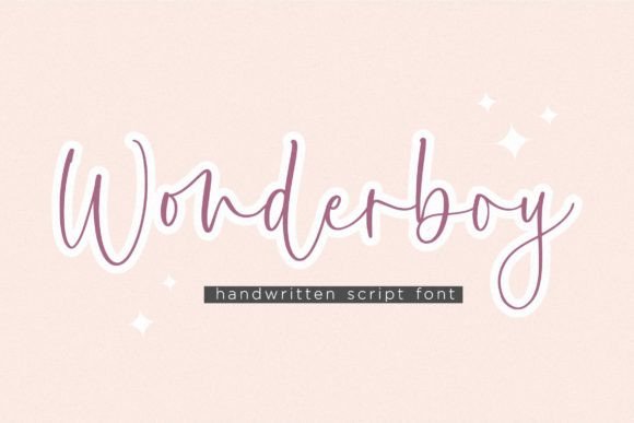 Wonderboy Font: A Script Handwritten Typeface for Modern Web Design